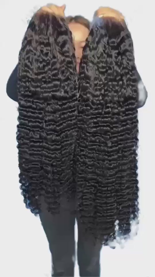 RAW DEEP WAVE HD LACE FRONTAL WIG